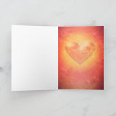 光の天使のクリスマス"地球の平和" カード (内部)