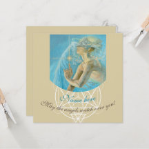 光の天使　神の愛と保護　ファインアート