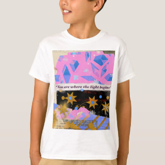 光の始まりはあなたの中に Tシャツ