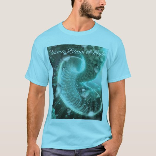 光の宇宙開花 Tシャツ (正面)