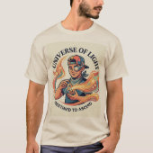 光の宇宙Tシャツ Tシャツ (正面)