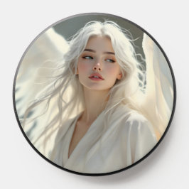 光の守護者 – シルバードーンの天使 ポップソケット