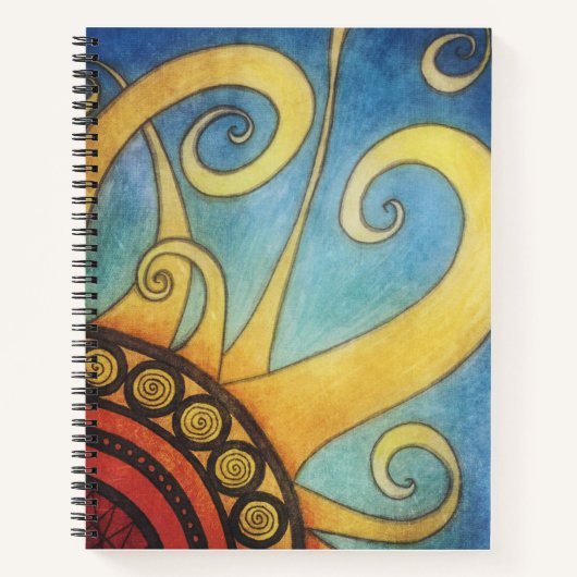 光の届く所Nayad Monroe著 ノートブック (正面)