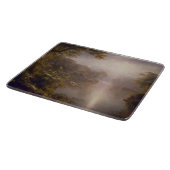 光の川（熱帯の朝） カッティングボード (角)