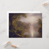 光の川(熱帯の朝) カード (正面/裏面インサイチュ)