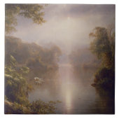 光の川（熱帯の朝） タイル (正面)