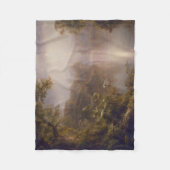 光の川（熱帯の朝） フリースブランケット (正面)