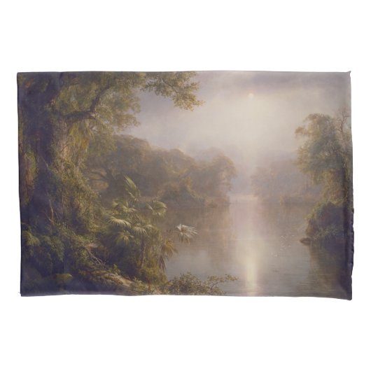 光の川（熱帯の朝） 枕カバー (正面左)