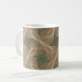 光の幻影：幾何学的な陰謀 コーヒーマグカップ (正面左)