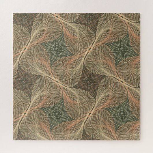 光の幻影:幾何学的な陰謀 ジグソーパズル (横)