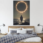 光の彼方 キャンバスプリント (インサイチュ (寝室))