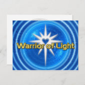 光の戦士 - 青い水 ポストカード (正面/裏面)