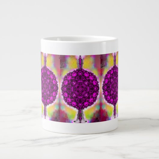 光の振動 ジャンボコーヒーマグカップ (正面)