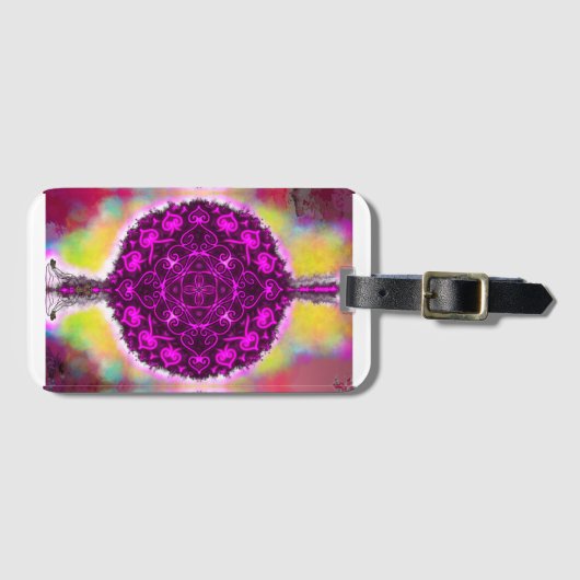 光の振動 ラゲッジタグ (正面横)