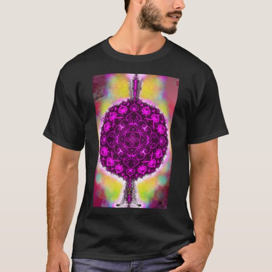 光の振動 Tシャツ (正面)