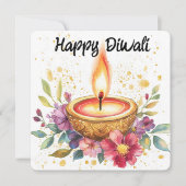 光の提供ディワリ シーズンカード (正面)