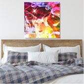 光の旅 キャンバスプリント (インサイチュ (寝室))