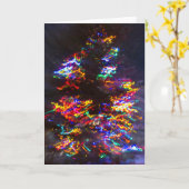 光の木 カード (黄色い花)