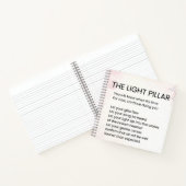 光の柱 – 目覚める詩 ノートブック (内部)