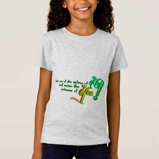光の楽観的なトリッピング！T-シャツ Tシャツ (正面)