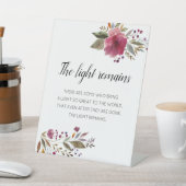 光の残り引用文ブルゴーニュ花記念碑 台座サイン (インサイチュ)