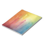 光の水色で集ま絵画る ノートパッド (回転)