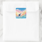 光の海でのオルカのダンス スクエアシール (バッグ)