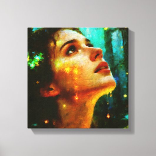 光の涙 キャンバスプリント (正面)