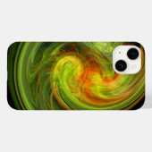 光の渦、黄鮮やか色 Case-Mate iPhoneケース (裏面 (横))