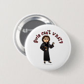 光の牧師 缶バッジ (正面&裏面)