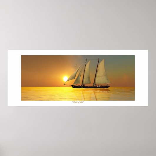 光の生命プリント ポスター (正面)