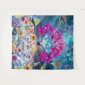 光の結晶の木 タペストリー (正面(横))