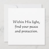 光の聖域 カード (裏面)