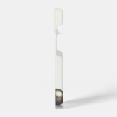 光の背景の前に3つのクリスマスボール iPhoneケース (左側面)