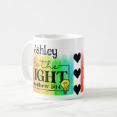 光の虹になる コーヒーマグカップ (正面左)