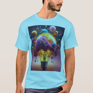光の融合による創造力の輝き Tシャツ