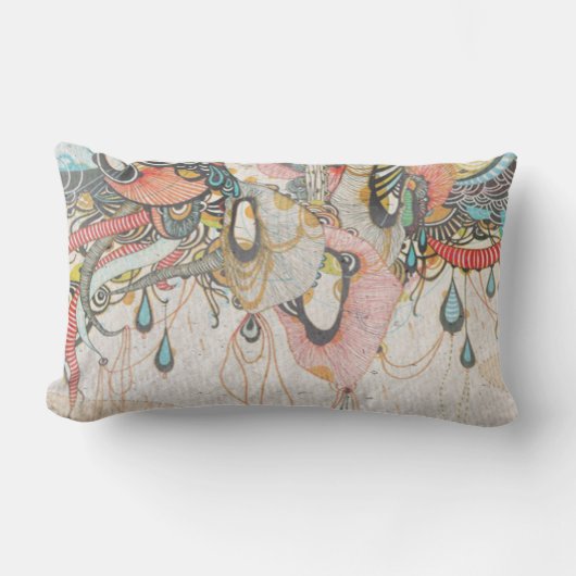 光の言語を学ぶ ランバークッション (正面)