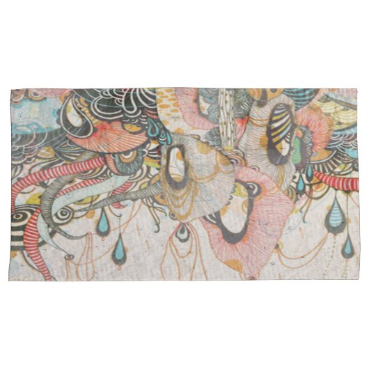 光の言語を学ぶ 枕カバー (正面右)