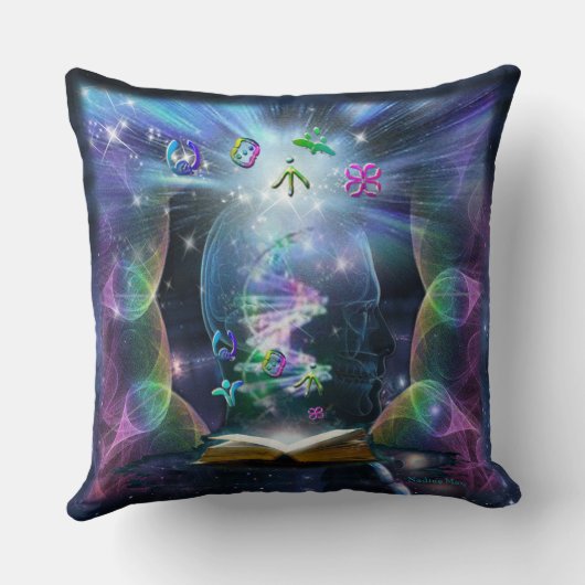 光の言語 クッション (裏面)