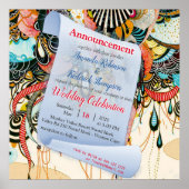 光の言語 – Doodling Art ポスター (正面)