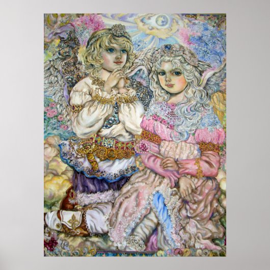 光の輝きの天使。 ポスター (正面)