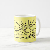 光の輝き コーヒーマグカップ (正面右)