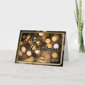 光の輝く気高い聖降誕祭きらめくを！ カード (正面)