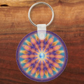 光の輪ウォールクロック キーホルダー (正面)