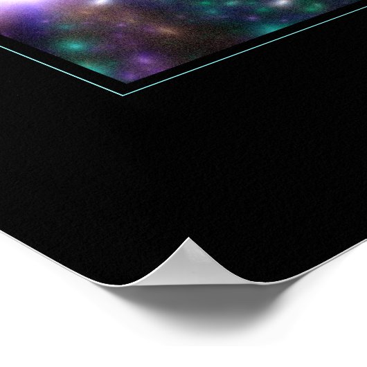 光の速度に近づく ポスター (角)