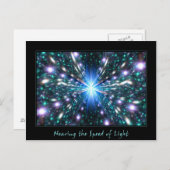 光の速度に近づく ポストカード (正面/裏面)