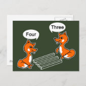 光の錯覚トリックグリーン ポストカード (正面/裏面)