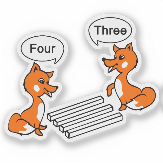 光の錯覚トリックコンターカット シール (正面)