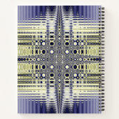 光の錯覚フラクタルアート ノートブック (裏面)