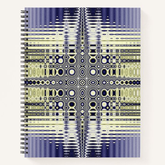 光の錯覚フラクタルアート ノートブック (正面)